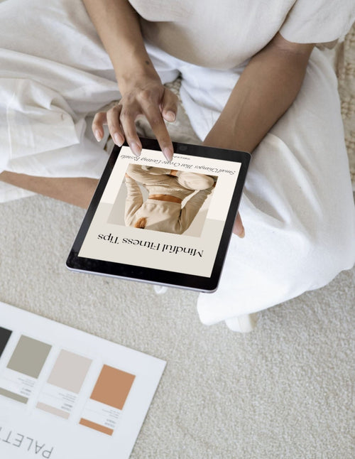Mindful Fitness Tips Digital Themes